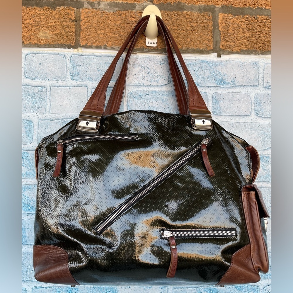 PAURIC SWEENEY Patent leather tote